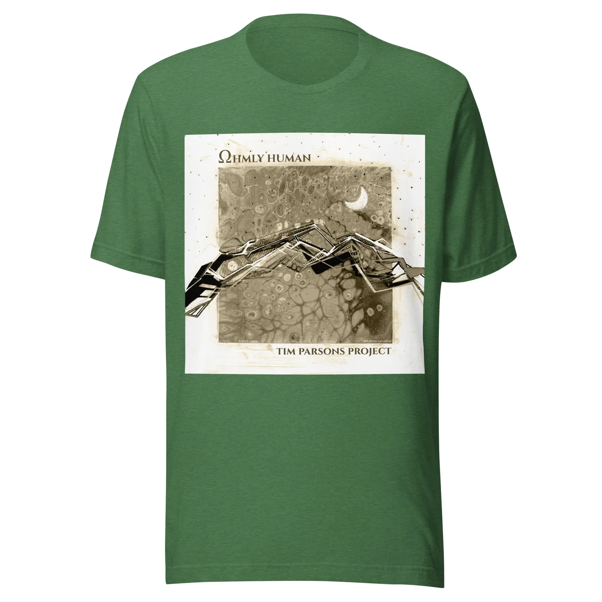 Ohmly Human Tim Parsons Project Unisex t-shirt Plus sized 14" artwork - Image 12