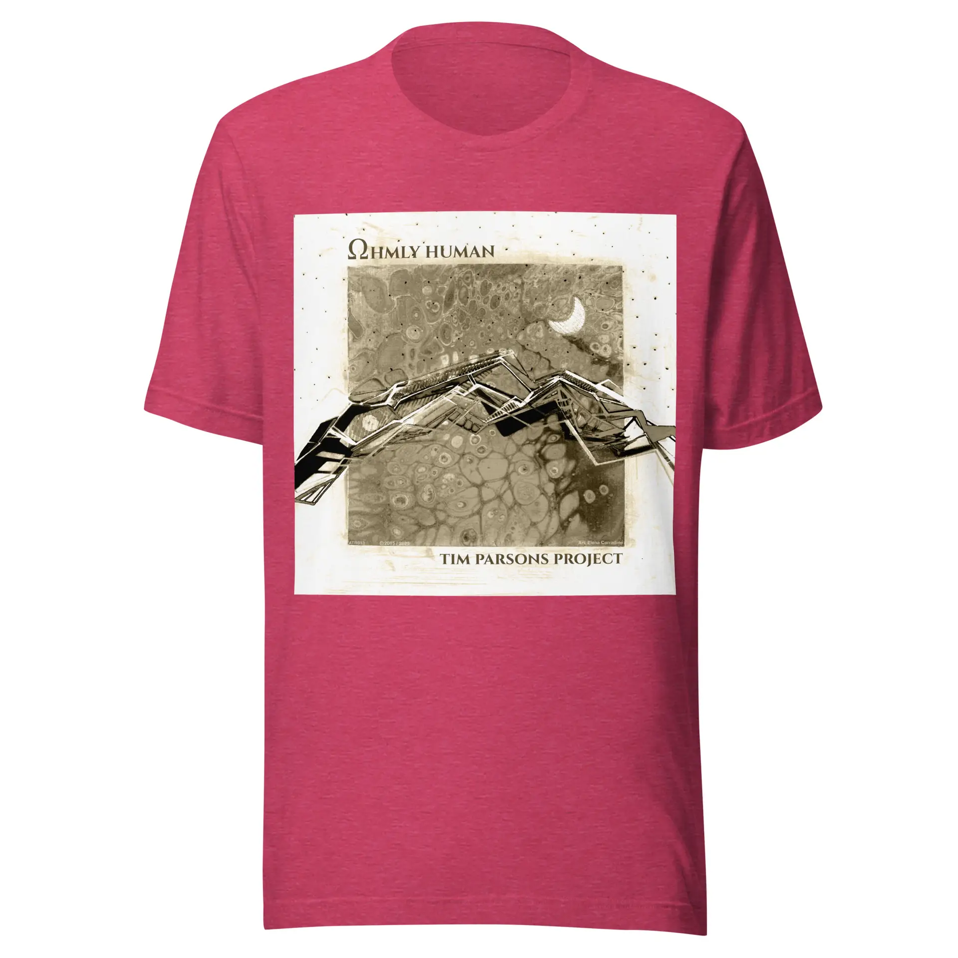 Ohmly Human Tim Parsons Project Unisex t-shirt Plus sized 14" artwork - Image 11